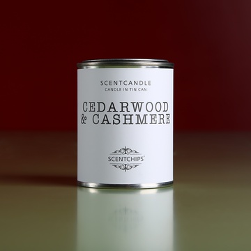 Aroma candle in a bank "Cedar and Cashmere" 3