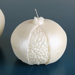 Set of pearl candles "Pomegranate"