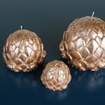 Set of candles "Artichoke" bronze