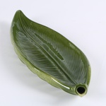 Ceramic leaf green, M