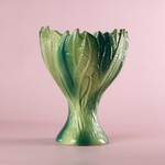 Керамічна ваза-кубок "Botanical Touch" зелена