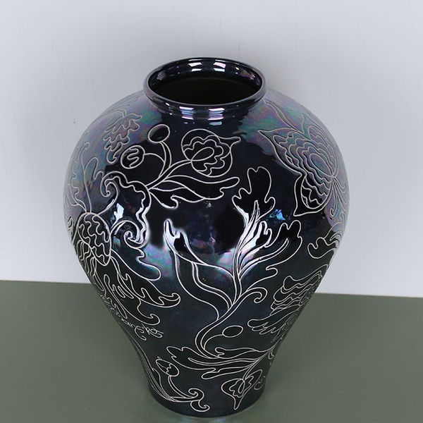 Vase HORSHCHYK MEDIUM, black