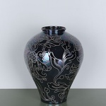 Vase HORSHCHYK MEDIUM, black