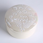 Ceramic box Hetmans'ka, white