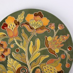 Plate HETMANS'KA green with gold