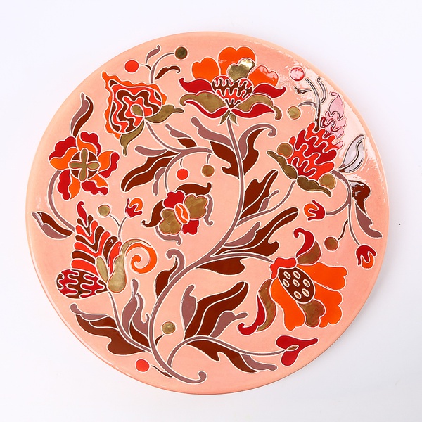 Тарелка HETMANS'KA красная L