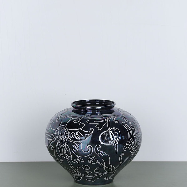 Vase HORSHCHYK SMALL, black