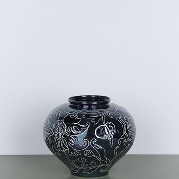 Vase HORSHCHYK SMALL, black