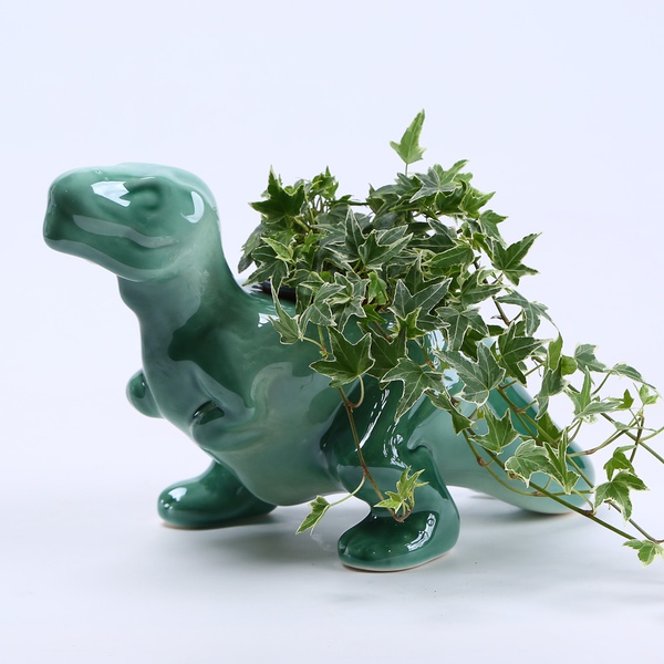Pot Dino green