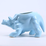 Pot Triceratops blue