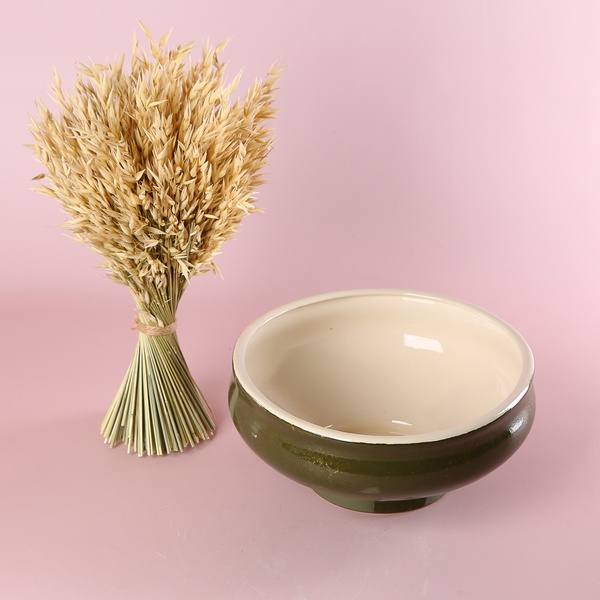 Макитра L "Touch" зелёная