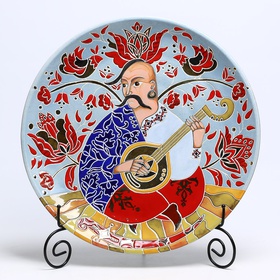 Decorative plate "Cossack Mamai"