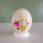 Painted egg "Flower Symphony"