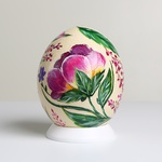Painted egg "Anemone"