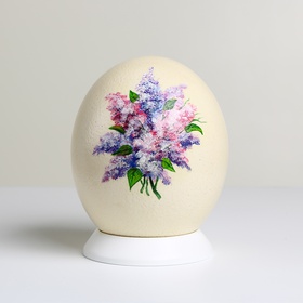 Painted egg "Lilac"