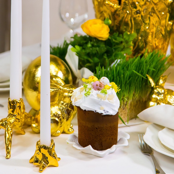 Easter table setting "Gold"