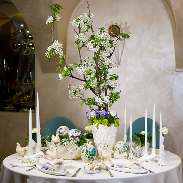 Easter table setting "Cherry"