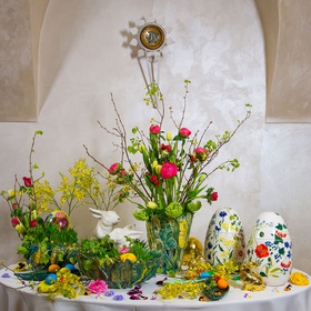 Easter table setting "Rabbits"