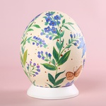 Painted egg "Spring bouquet"