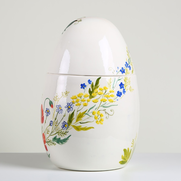Ceramic egg-box "Ornament"