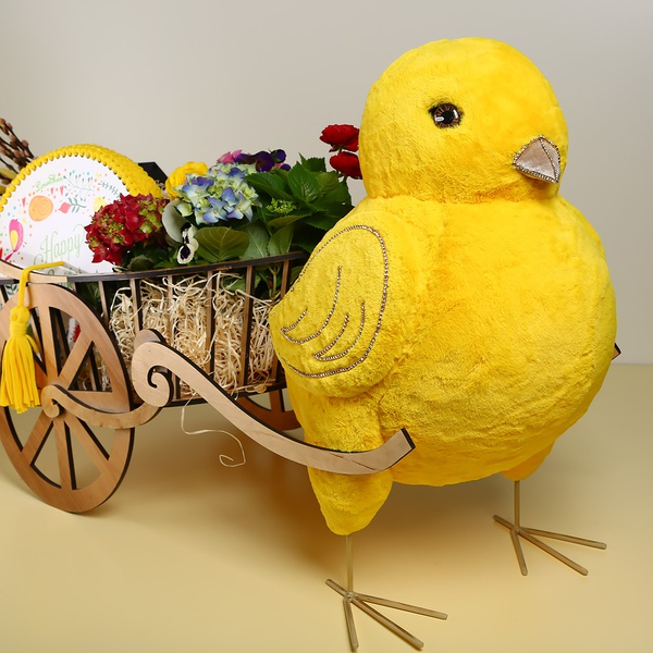 Подарочный набор "Цыпленок с колесницей"