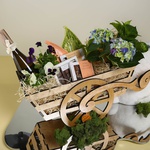Подарочный набор "Пасхальный кролик" с колесницей
