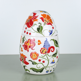 Ceramic egg white - box "Hetmans'ka"