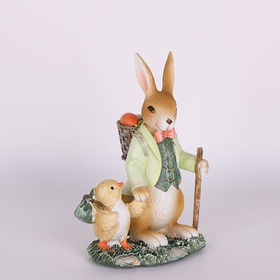 Easter decor "Rabbit with chickens" Goodwill