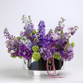 Floral Arrangement "Purple Symphony"