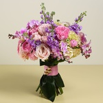 Bouquet lilac-pink with mattiola