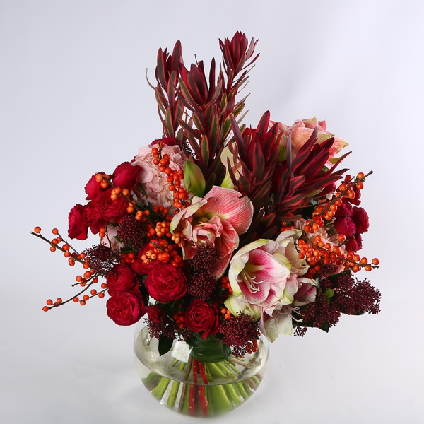 Букет «Бургунді кутюр»