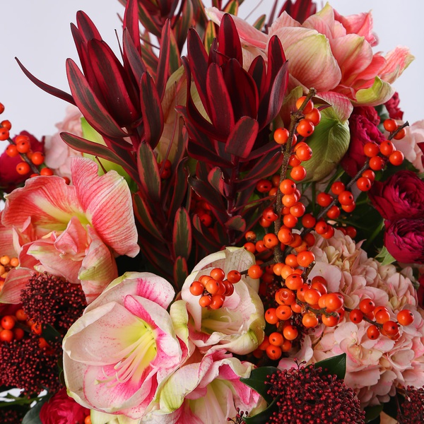 Букет «Бургунді кутюр»