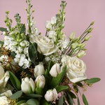 Букет «Белая тишина роскоши»