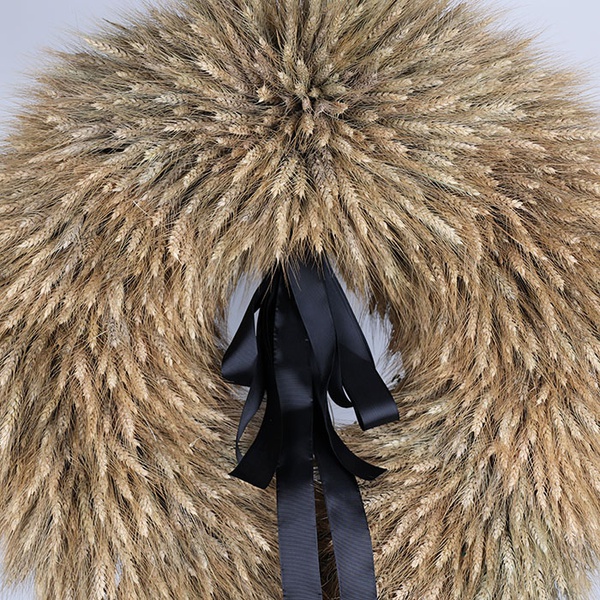 Mourning wheat wreath
