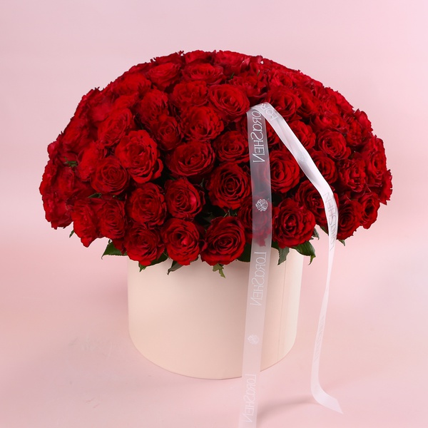 Композиция «125 красных роз Imperial Love»