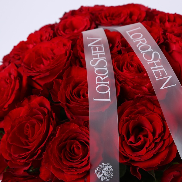 Композиция «51 красная роза Imperial Love»