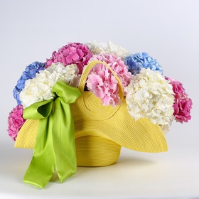 Hydrangea Hatbox