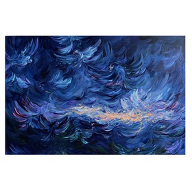 Картина "Вечерний город"