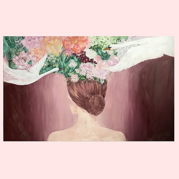 Картина "Дівчина осінь"