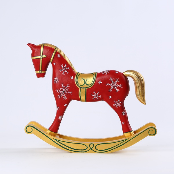 The “Christmas Rocking Horse” figurine