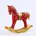 The “Christmas Rocking Horse” figurine