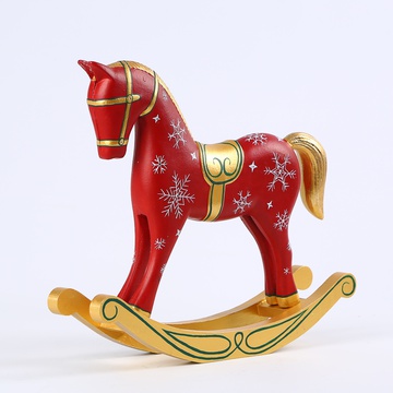 The “Christmas Rocking Horse” figurine