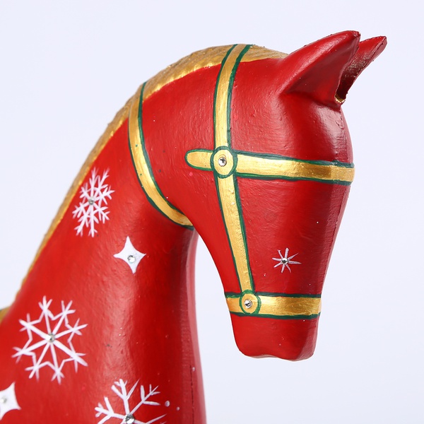 The “Christmas Rocking Horse” figurine
