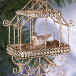 Decoration "Golden bird in a cage"