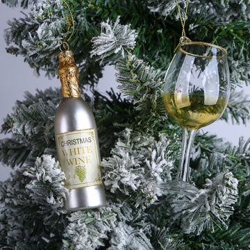 Set of Christmas tree toys "Wild Wine"