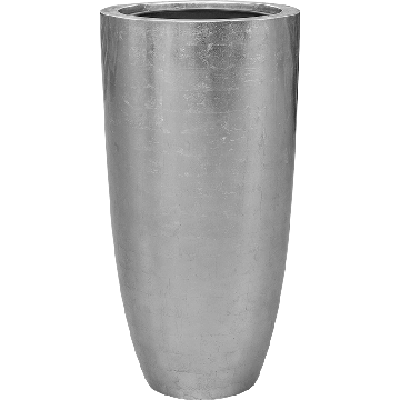 Кашпо Nieuwkoop Baq Metallic Partner серебро глянец, XL