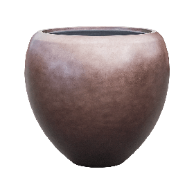 Planter Nieuwkoop Baq Metallic Couple matt coffee, XL