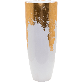 Planter Baq Luxe Lite Glossy  Partner white-gold, L