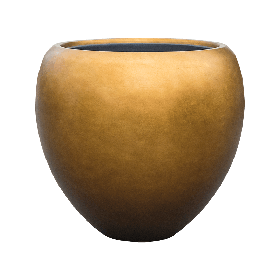 Planter Nieuwkoop Baq Metallic Couple matt honey, XL