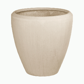 Planter Baq Polystone Plain Couple Natural, XL